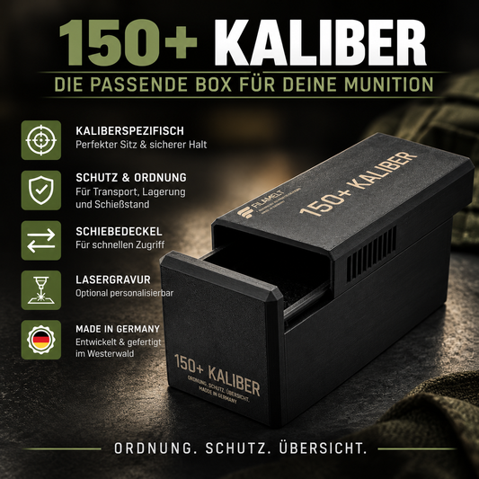 Filamelt Munitionsbox / .308 Winchester / ‘Schiebedeckel’ / Patronenbox, Ammo Box