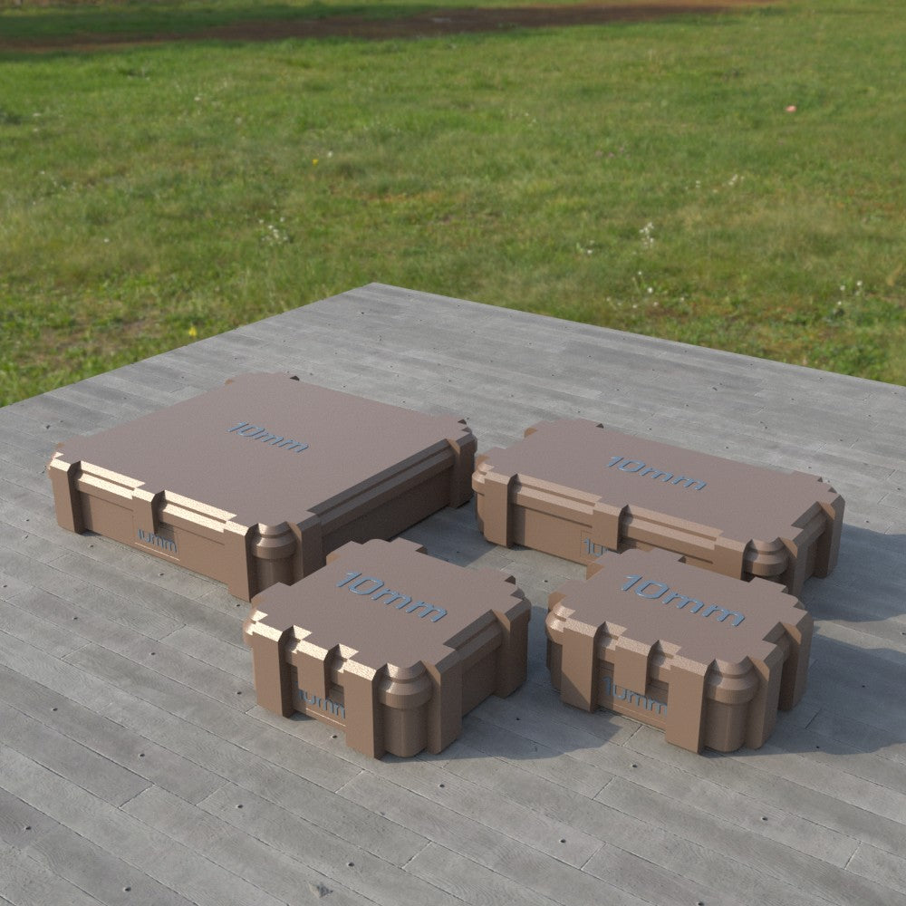 Filamelt Munitionsbox / 10mm Auto / ‘Klappdeckel’ / Patronenbox, Ammo Box - 3D-Druck aus dem Westerwald