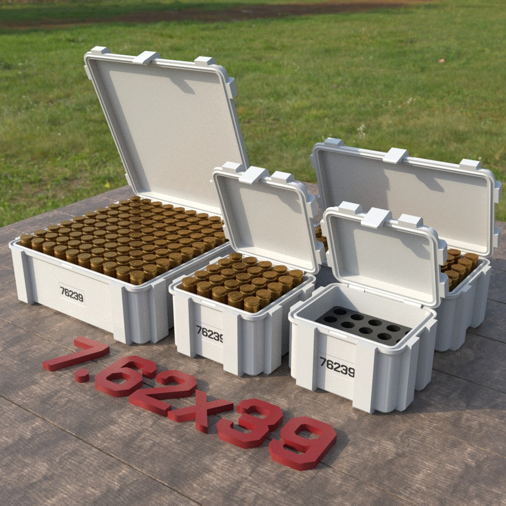 Filamelt Munitionsbox / 7.62x39 / ‘Klappdeckel’ / Patronenbox, Ammo Box - 3D-Druck aus dem Westerwald