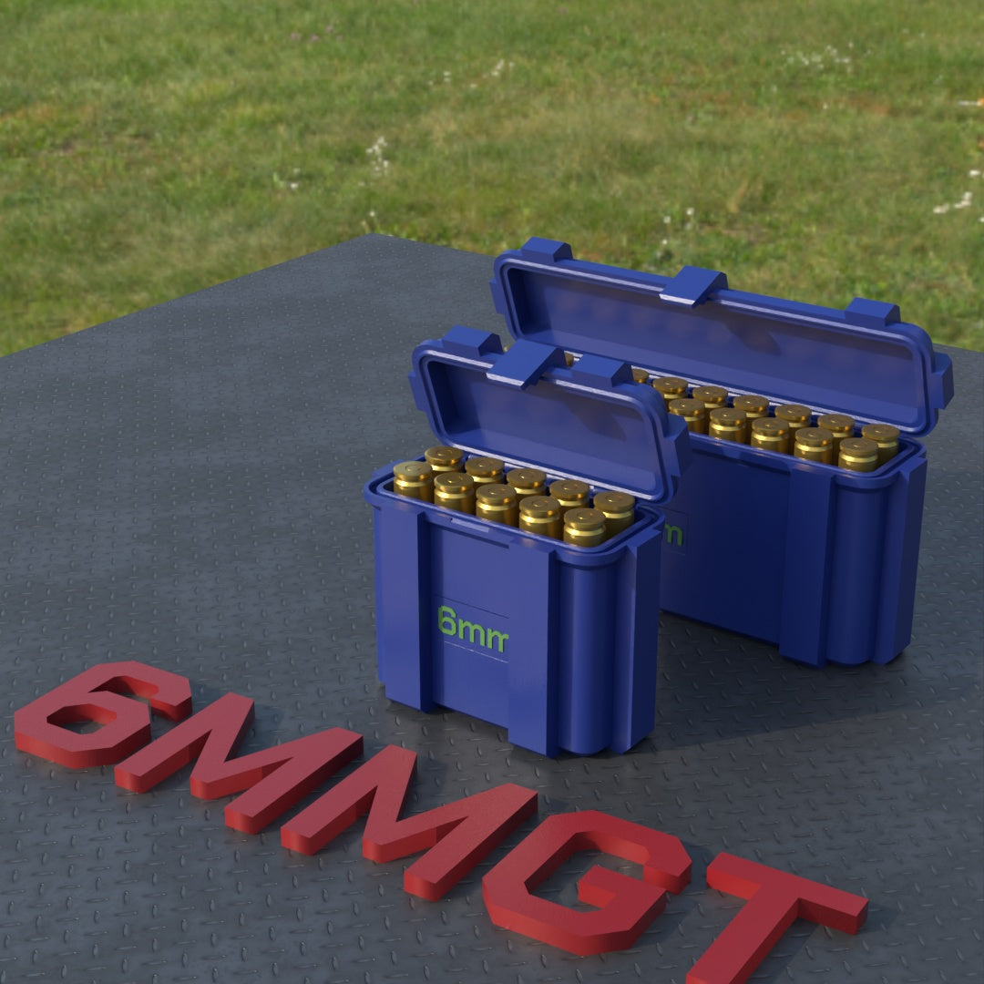 Filamelt Munitionsbox / 6mm GT / ‘Klappdeckel’ / Patronenbox, Ammo Box