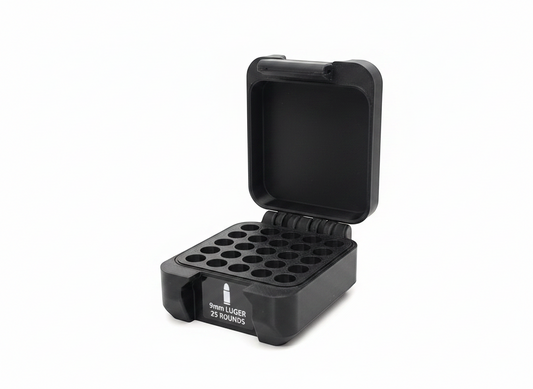 Filamelt Munitionsbox / 10mm Auto / 'Klappdeckel' / Patronenbox, Ammo Box - 3D-Druck aus dem Westerwald