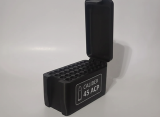 Filamelt Munitionsbox / 257 Weatherby Magnum / 'Klapp- / Rastdeckel' / Patronenbox, Ammo Box