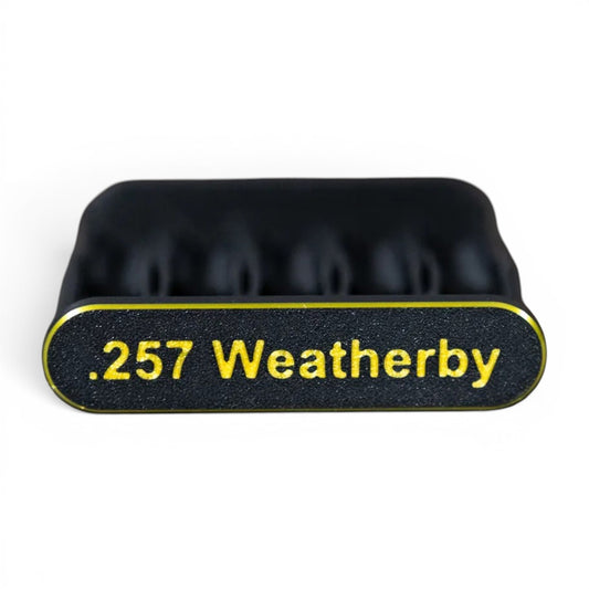 Filamelt Patronenclip .257 Weatherby Magnum - Cartridge Clip - 3D-Druck aus dem Westerwald