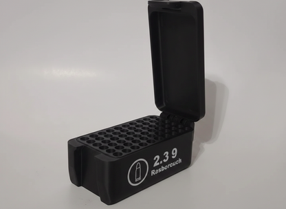 Filamelt Munitionsbox / 300 AAC Blackout / 'Klappdeckel' / Patronenbox, Ammo Box - 3D-Druck aus dem Westerwald