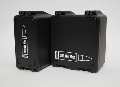 Filamelt Munitionsbox / 300 Winchester Magnum / 'Klappdeckel' / Patronenbox, Ammo Box - 3D-Druck aus dem Westerwald