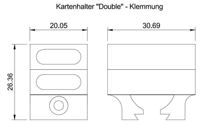 AEA HP Max MK2 - Kartenhalter / Begrenzungskartenhalter / Card-Holder / Bintac T9 - 3D-Druck aus dem Westerwald