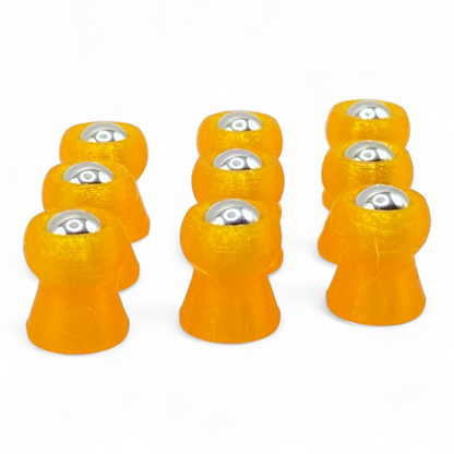 50x Low-Power Diabolos, 9mm, CAL .357, Wiederverwendbar, AEA HP Max - 3D-Druck aus dem Westerwald