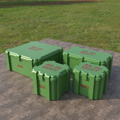 Filamelt Munitionsbox / .45-70 Govt / ‘Klappdeckel’  / Patronenbox, Ammo Box - 3D-Druck aus dem Westerwald