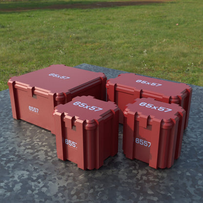 Filamelt Munitionsbox / 6.5x57 / ‘Klappdeckel’  / Patronenbox, Ammo Box - 3D-Druck aus dem Westerwald