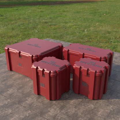 Filamelt Munitionsbox / 6.8 Western (Winchester/Browning) / ‘Klappdeckel’  / Patronenbox, Ammo Box - 3D-Druck aus dem Westerwald