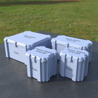Filamelt Munitionsbox / 7mm REM SAUM / ‘Klappdeckel’  / Patronenbox, Ammo Box - 3D-Druck aus dem Westerwald