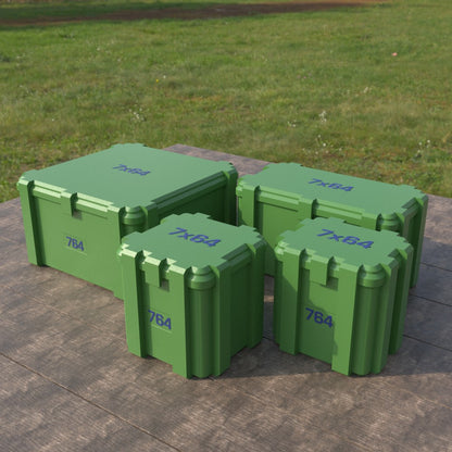 Filamelt Munitionsbox / 7x64 / ‘Klappdeckel’  / Patronenbox, Ammo Box - 3D-Druck aus dem Westerwald