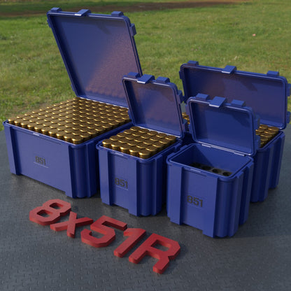 Filamelt Munitionsbox / 8x51R / ‘Klappdeckel’  / Patronenbox, Ammo Box - 3D-Druck aus dem Westerwald