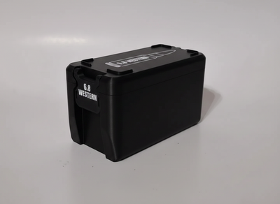 Filamelt Munitionsbox / 6.8 Western (Winchester/Browning) / 'Klappdeckel' / Patronenbox, Ammo Box - 3D-Druck aus dem Westerwald