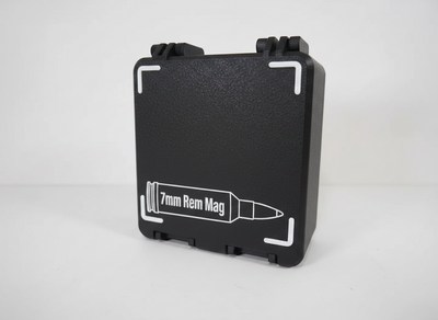 Filamelt Munitionsbox / 7mm PRC / 'Klappdeckel' / Patronenbox, Ammo Box - 3D-Druck aus dem Westerwald