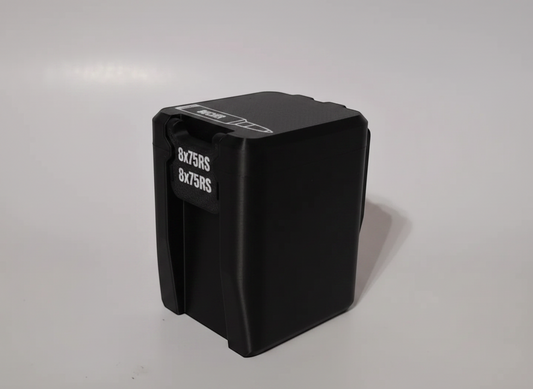 Filamelt Munitionsbox / 8x75 RS / 'Klappdeckel' / Patronenbox, Ammo Box - 3D-Druck aus dem Westerwald