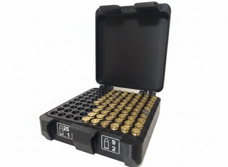 Filamelt Munitionsbox / 9x19mm Para - Luger / 'Klapp- / Rastdeckel' / Patronenbox, Ammo Box