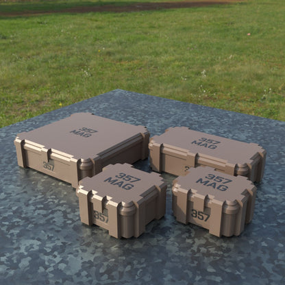 Filamelt Munitionsbox / .357 Magnum / ‘Klappdeckel’  / Patronenbox, Ammo Box - 3D-Druck aus dem Westerwald