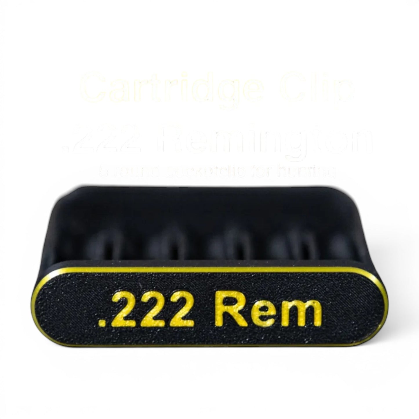 Filamelt Patronenclip .222 Remington - Cartridge Clip - 3D-Druck aus dem Westerwald