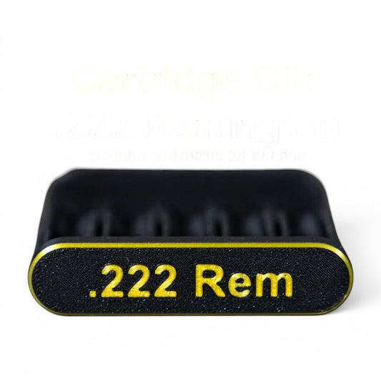 Filamelt Patronenclip .222 Remington - Cartridge Clip - 3D-Druck aus dem Westerwald