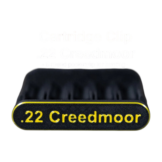 Filamelt Patronenclip .22 Creedmoor - Cartridge Clip - 3D-Druck aus dem Westerwald