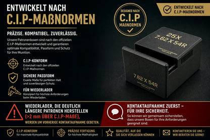 Filamelt Munitionsbox / .45 ACP / ‘Klappdeckel’  / Patronenbox, Ammo Box