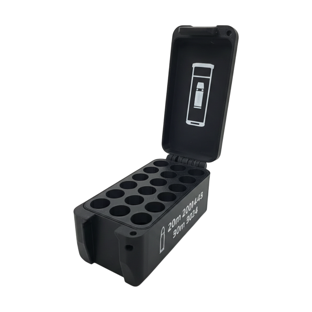 
Filamelt Munitionsbox / 20 Gauge / 'Klappdeckel' / Patronenbox, Ammo Box - 3D-Druck aus dem Westerwald