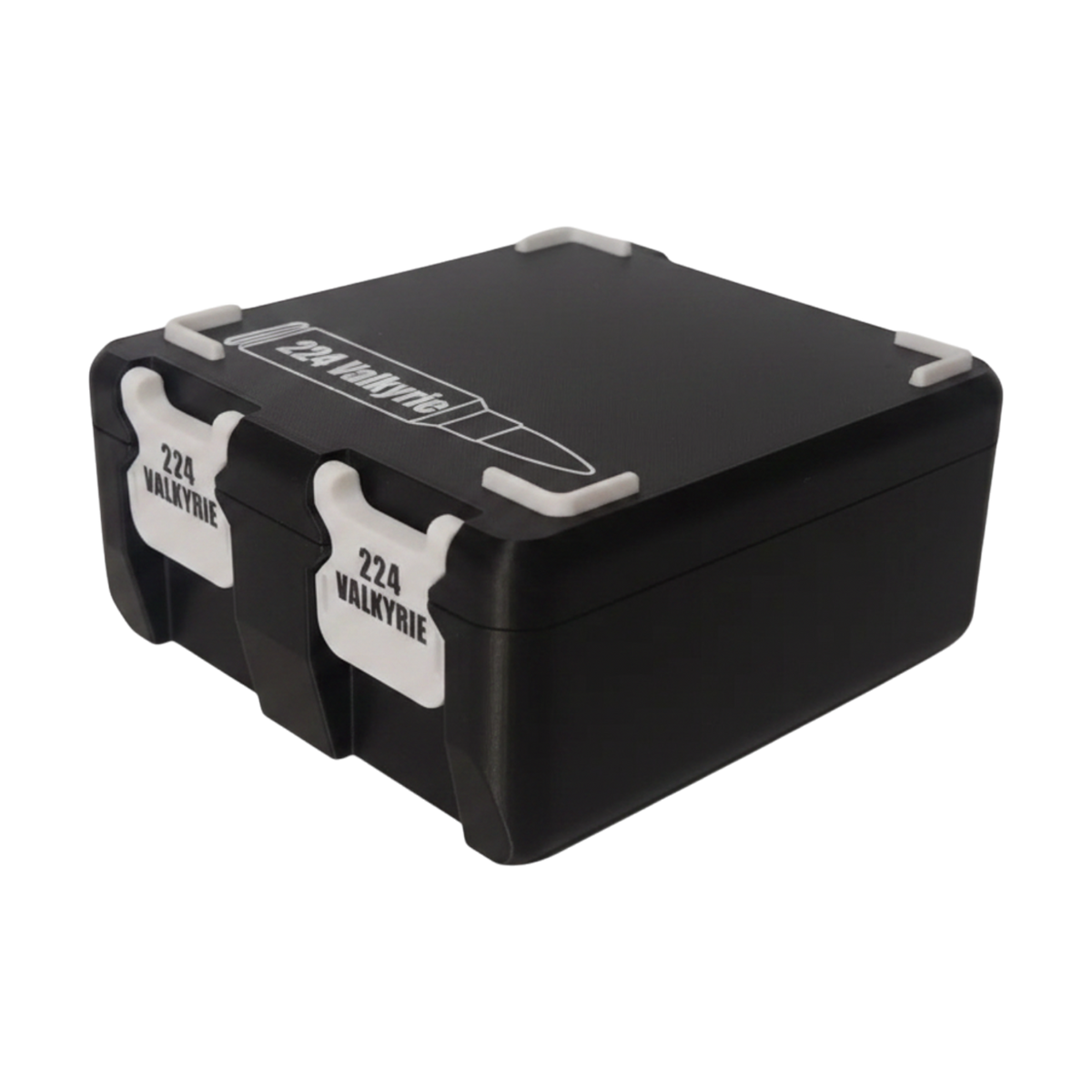
Filamelt Munitionsbox / 224 Valkyrie / 'Klappdeckel' / Patronenbox, Ammo Box - 3D-Druck aus dem Westerwald