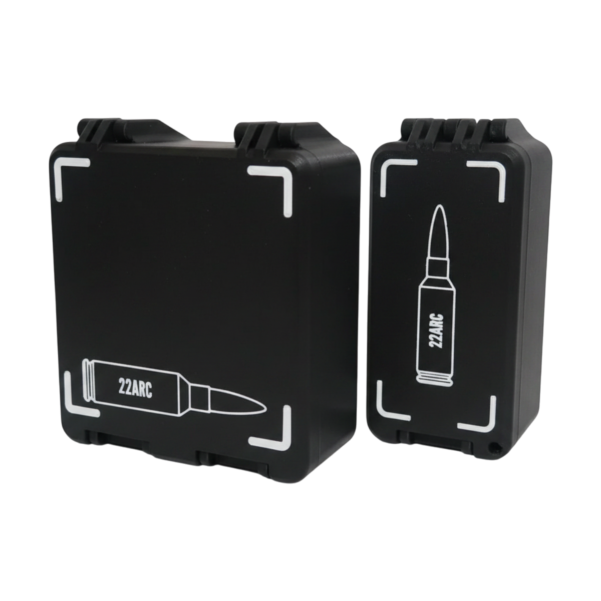 
Filamelt Munitionsbox / 22 ARC / 'Klappdeckel' / Patronenbox, Ammo Box - 3D-Druck aus dem Westerwald