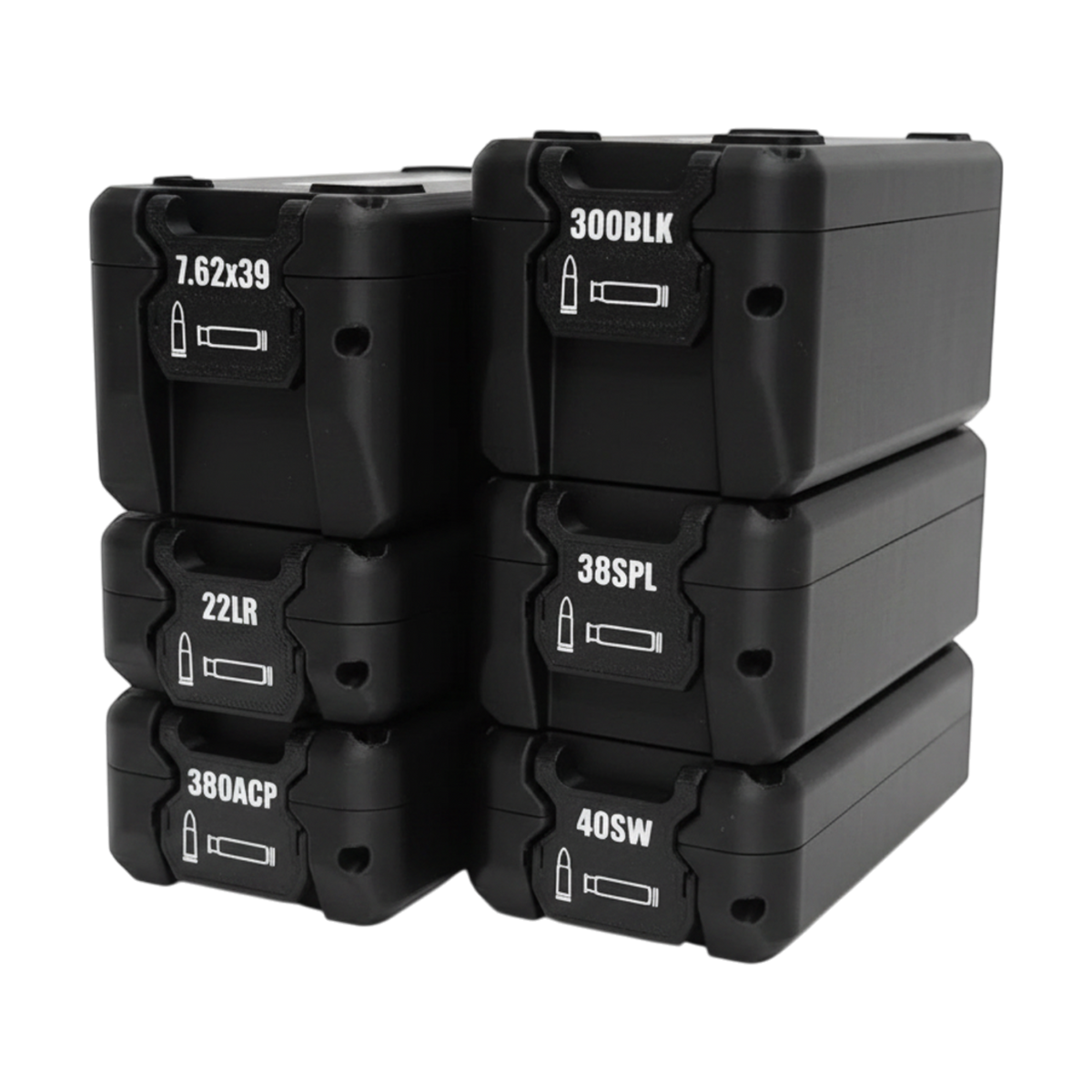 Filamelt Munitionsbox / 22 LR - .22 LFB / 'Klappdeckel' / Patronenbox, Ammo Box - 3D-Druck aus dem Westerwald