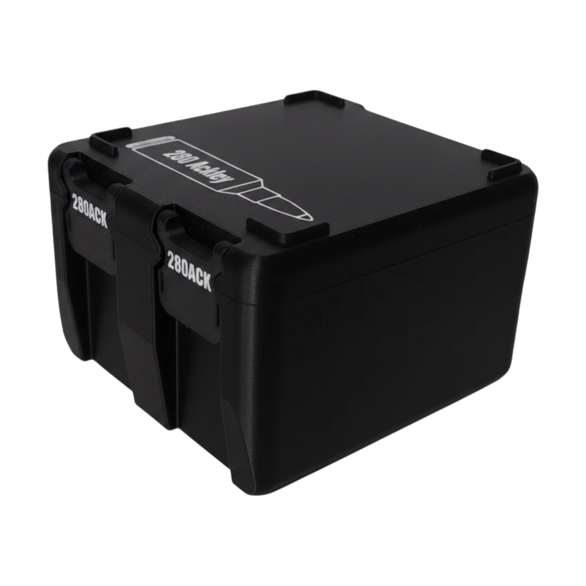 
Filamelt Munitionsbox / 280 Ackley / 'Klappdeckel' / Patronenbox, Ammo Box - 3D-Druck aus dem Westerwald