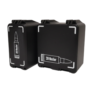 Filamelt Munitionsbox / 28 Nosler / 'Klapp- / Rastdeckel' / Patronenbox, Ammo Box