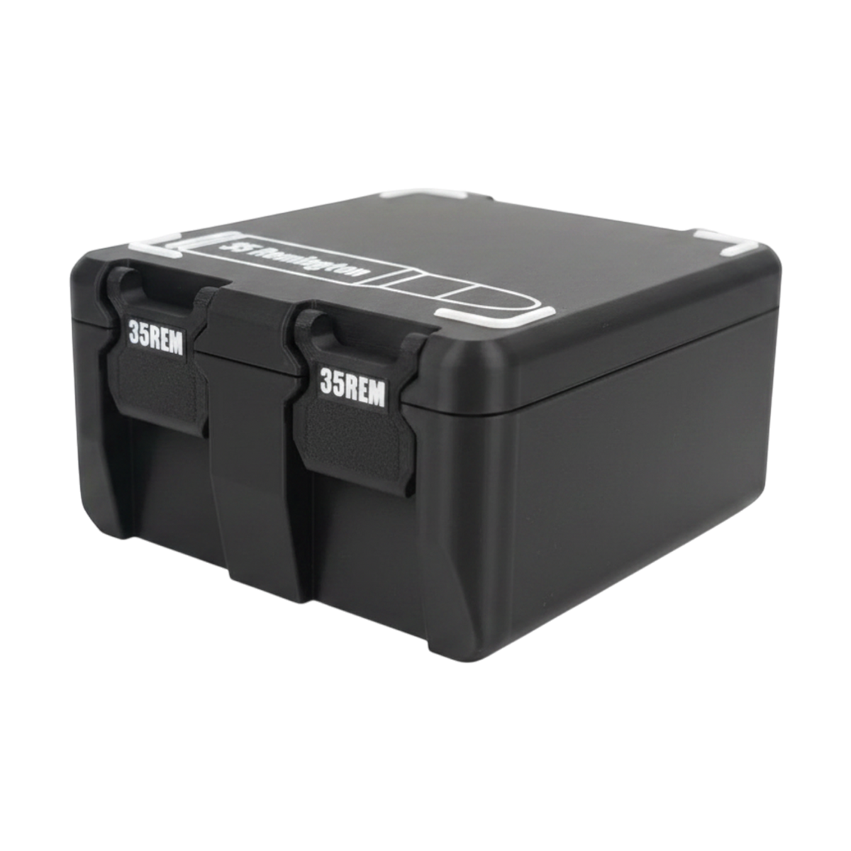 
Filamelt Munitionsbox / 35 Remington / 'Klappdeckel' / Patronenbox, Ammo Box - 3D-Druck aus dem Westerwald