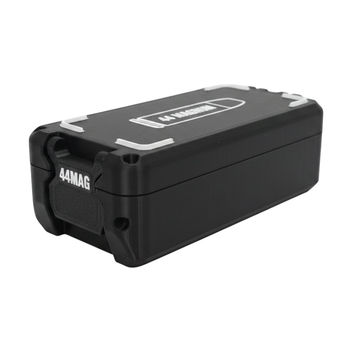 
Filamelt Munitionsbox / 44 Magnum / 'Klappdeckel' / Patronenbox, Ammo Box - 3D-Druck aus dem Westerwald