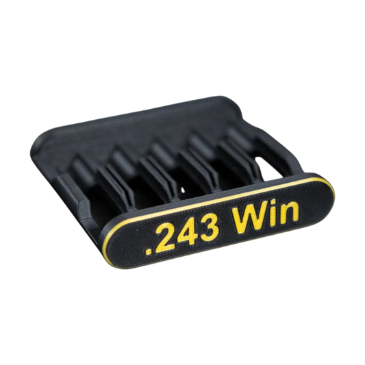 Filamelt Patronenclip .243 Winchester - Cartridge Clip - 3D-Druck aus dem Westerwald