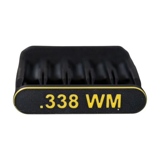 Filamelt Patronenclip .338 Winchester Magnum - Cartridge Clip - 3D-Druck aus dem Westerwald