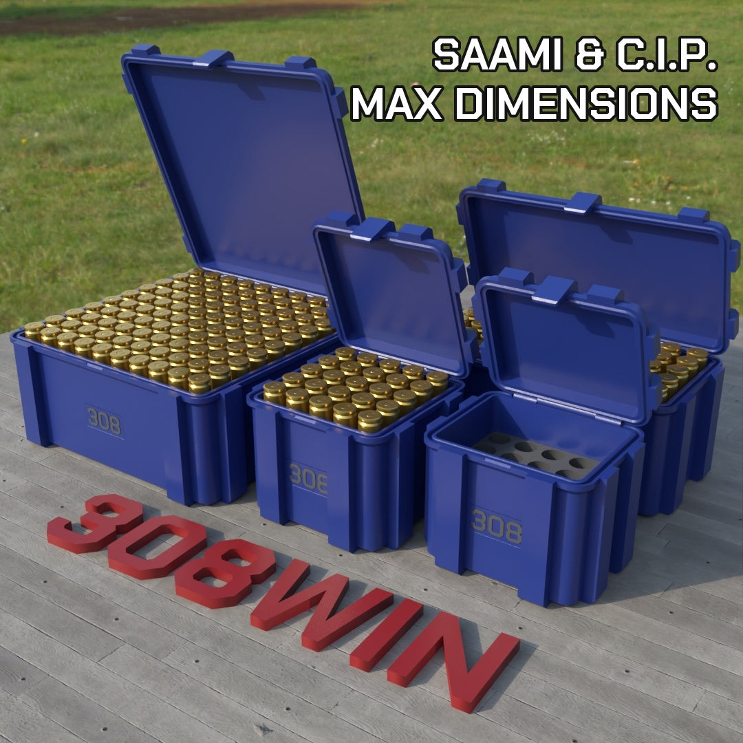 Filamelt Munitionsbox / .308 Winchester / ‘Klappdeckel’  / Patronenbox, Ammo Box