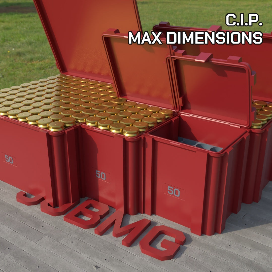 Filamelt Munitionsbox / .50 BMG / ‘Klappdeckel’  / Patronenbox, Ammo Box