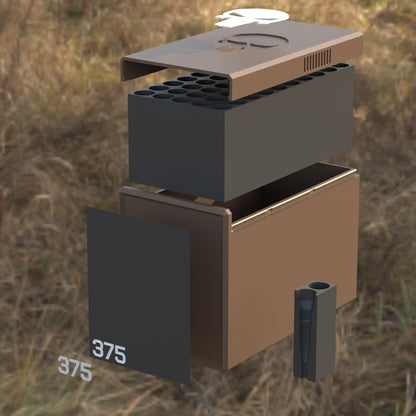 Filamelt Munitionsbox / .375 CheyTac / ‘Schiebedeckel’  / Patronenbox, Ammo Box