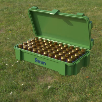 Munitionsbox 9x19mm Para / Luger – 50er (ABox)